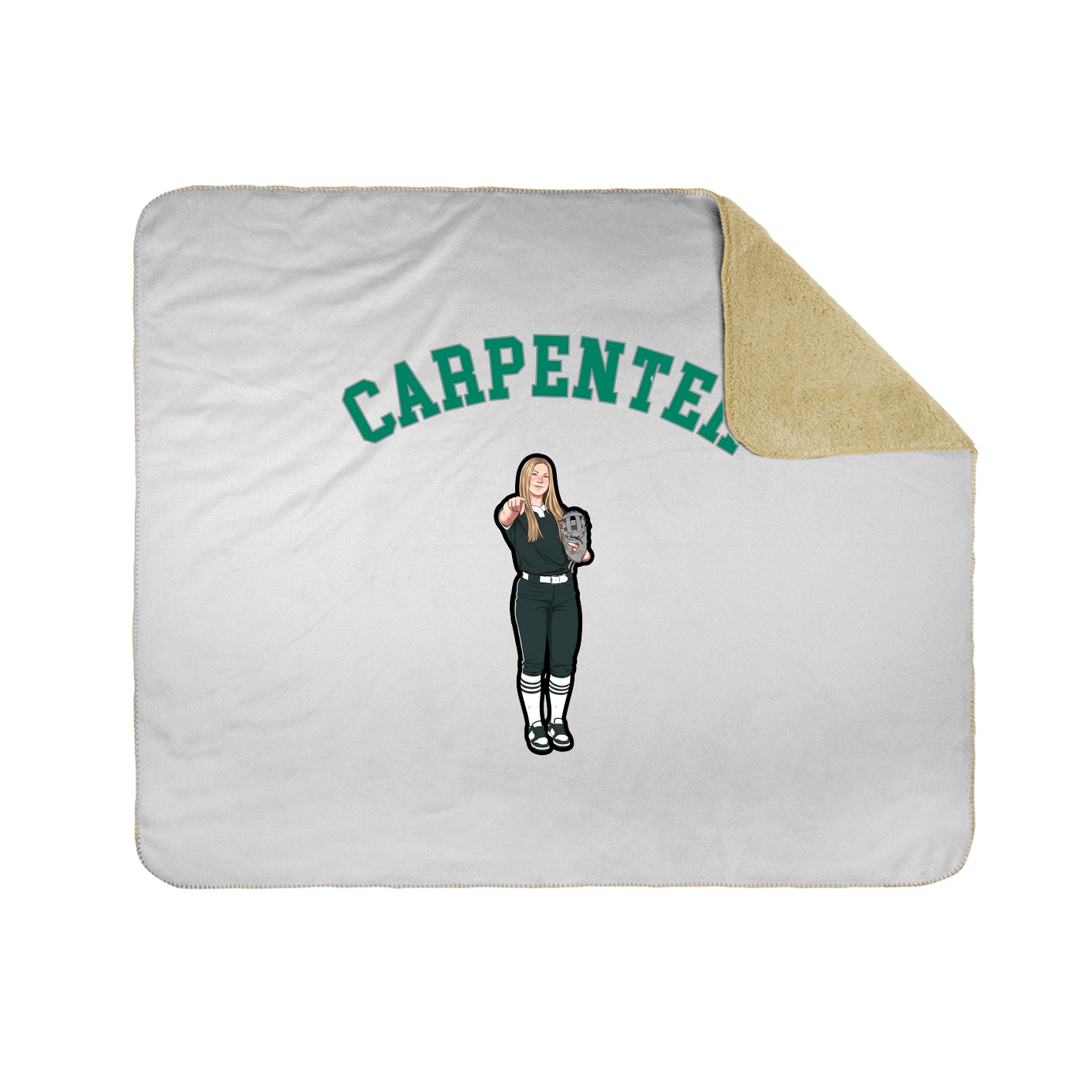 Throw Blanket — Shirsey Arch in White