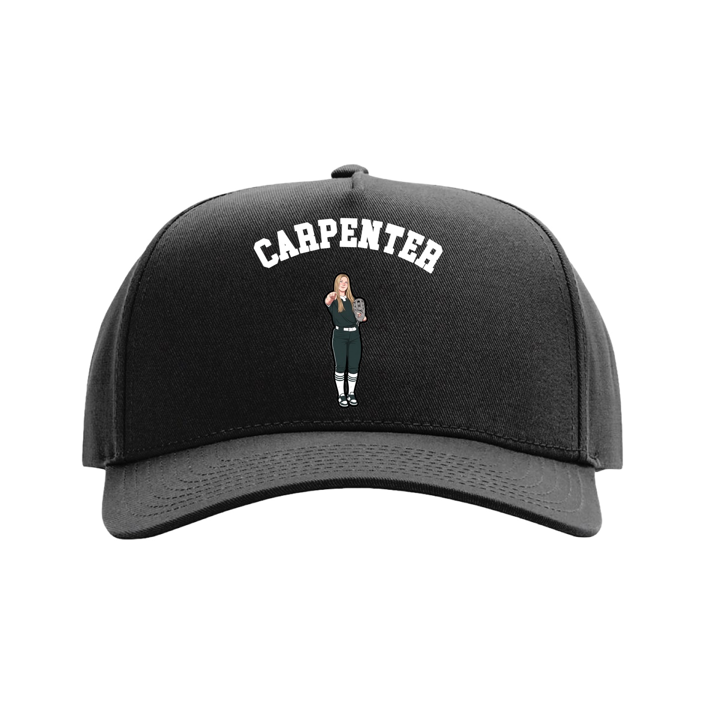 Full Fabric Five-Panel Champ Cap