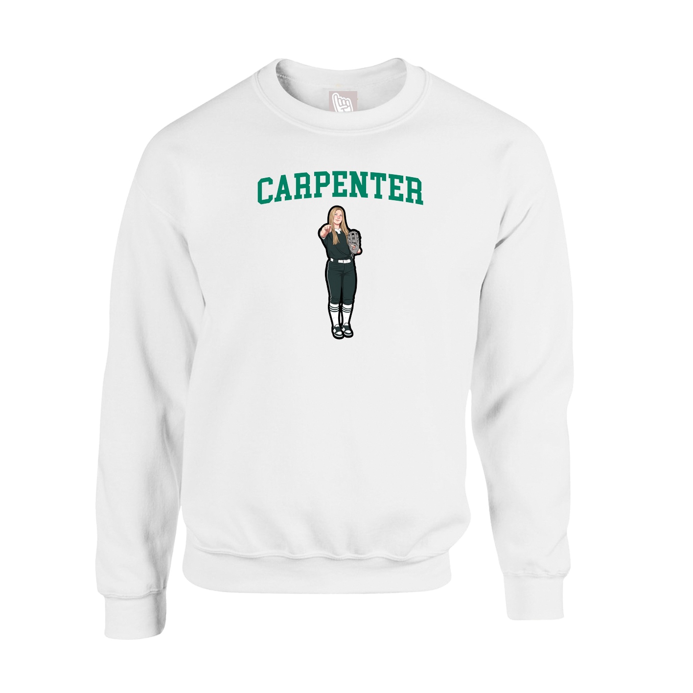 Fleece Crew — Shirsey in White