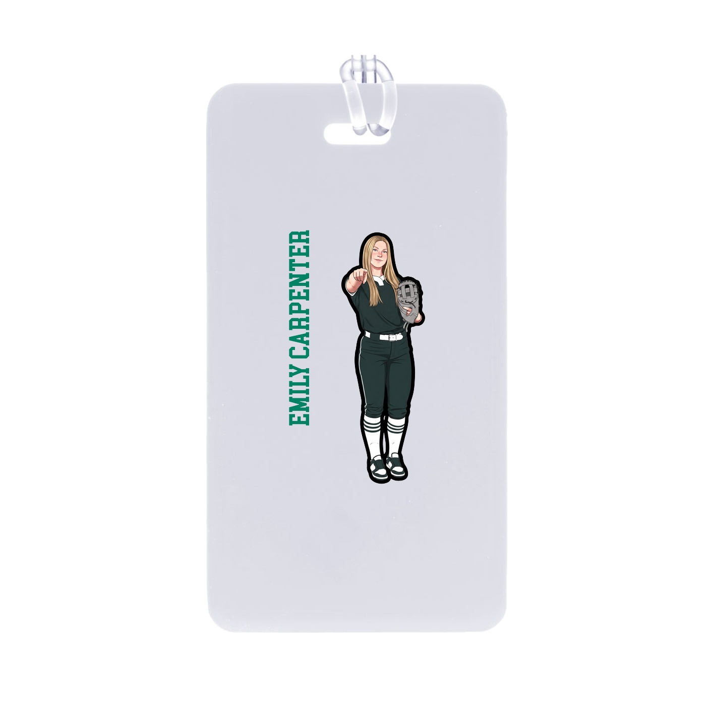 Bag Tag — Name Vertical in Classic