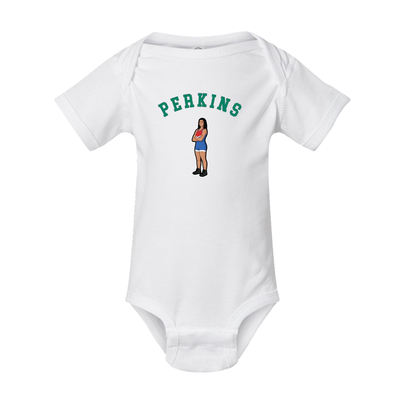 Baby Onesie — Shirsey Arch in White