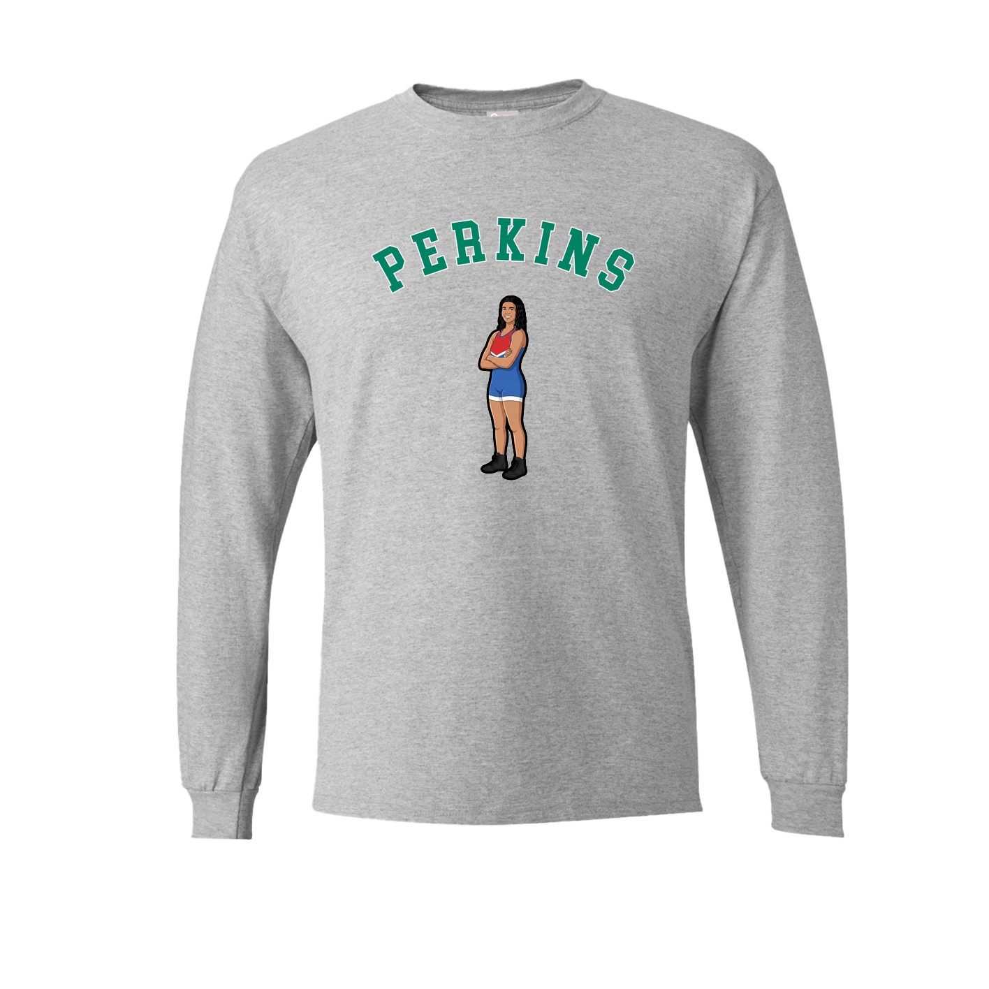 Long Sleeve Tee — Shirsey Arch in Grey