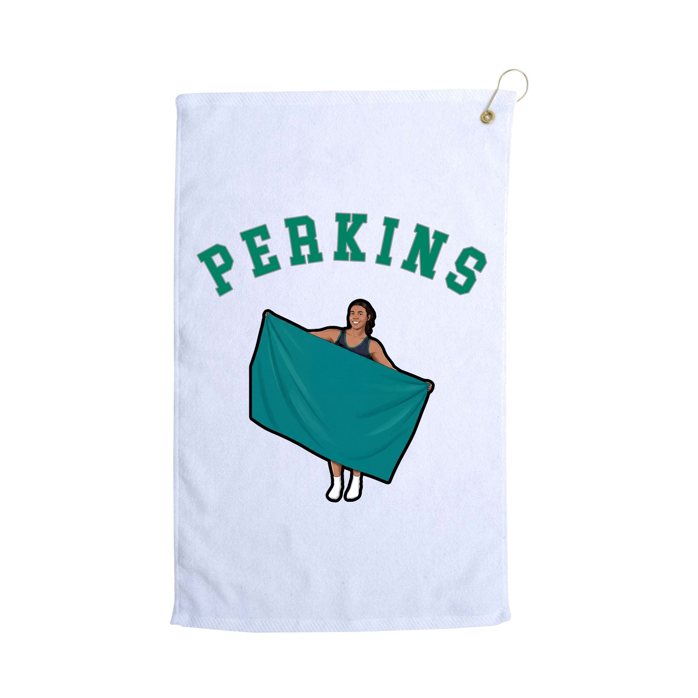 Golf Towel — Shirsey Arch in White