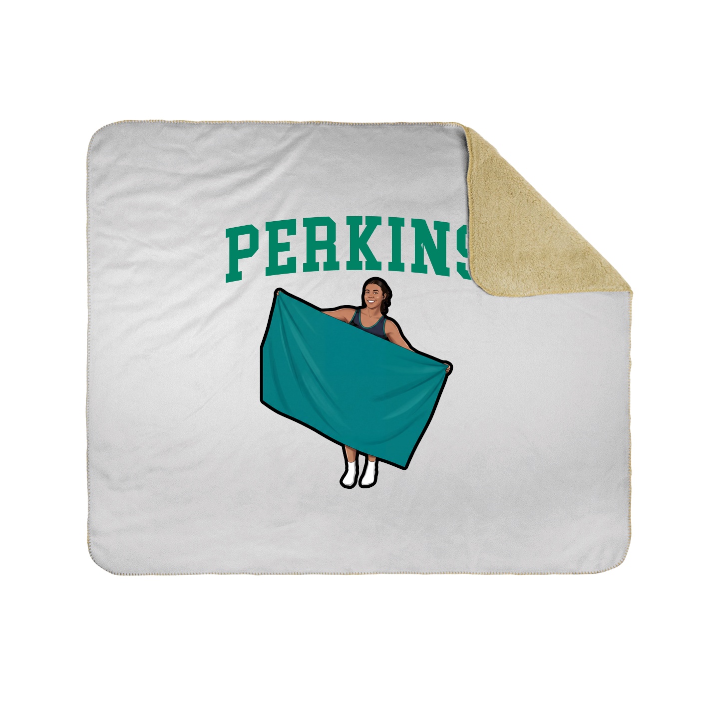 Throw Blanket — Shirsey in White