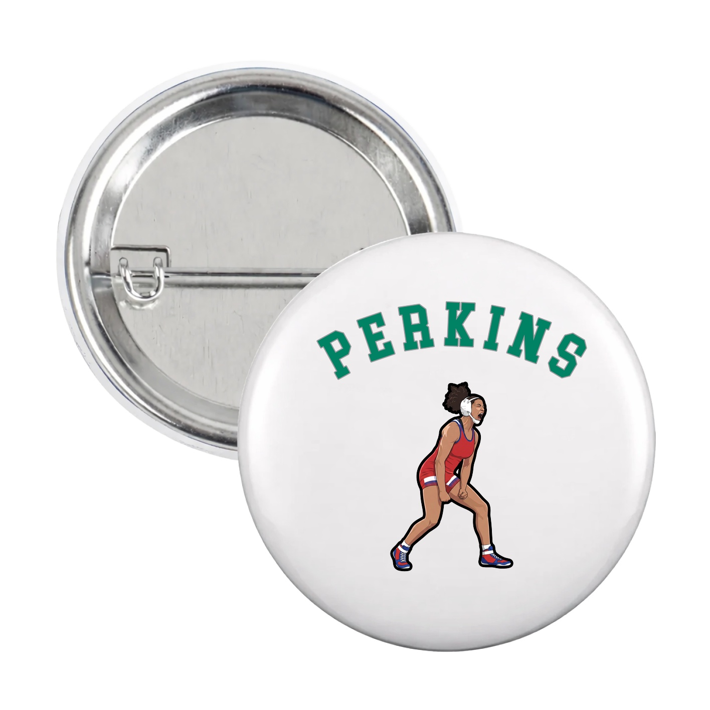 Game Day Button — Shirsey Arch in White