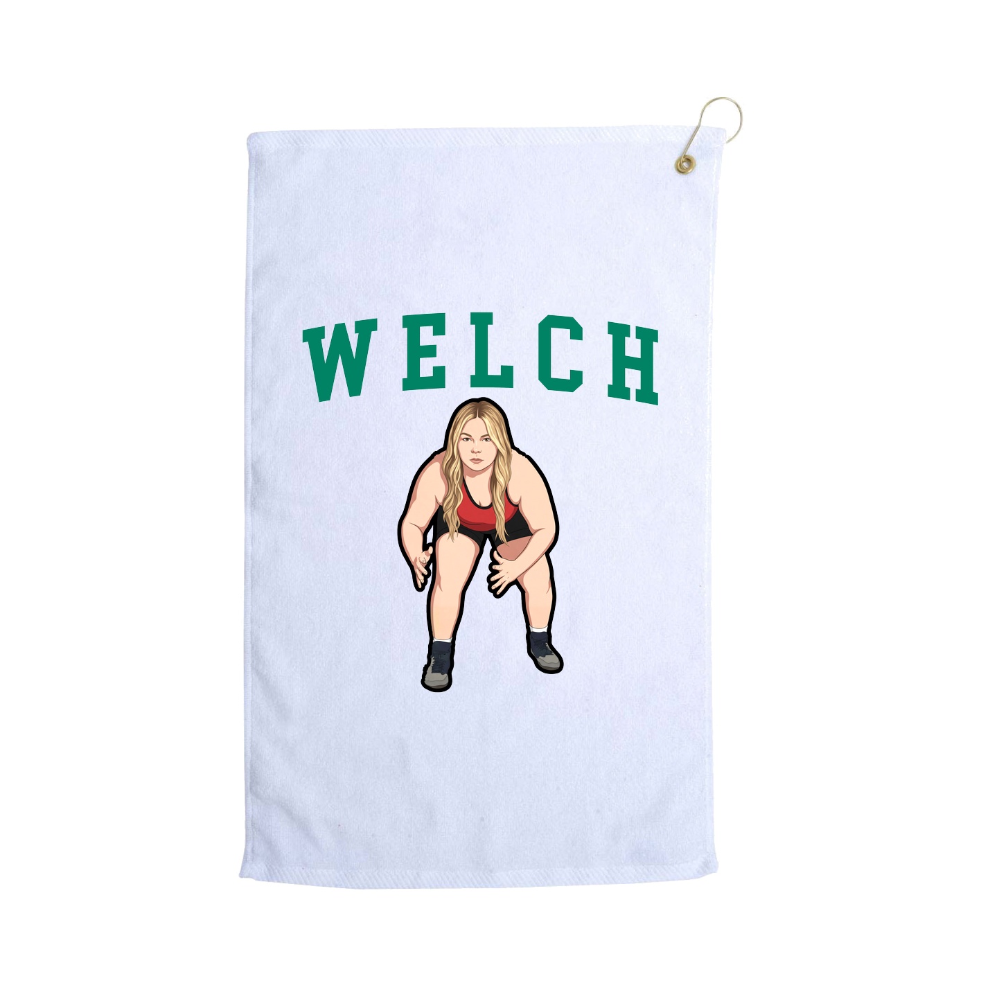 Golf Towel — Shirsey in White