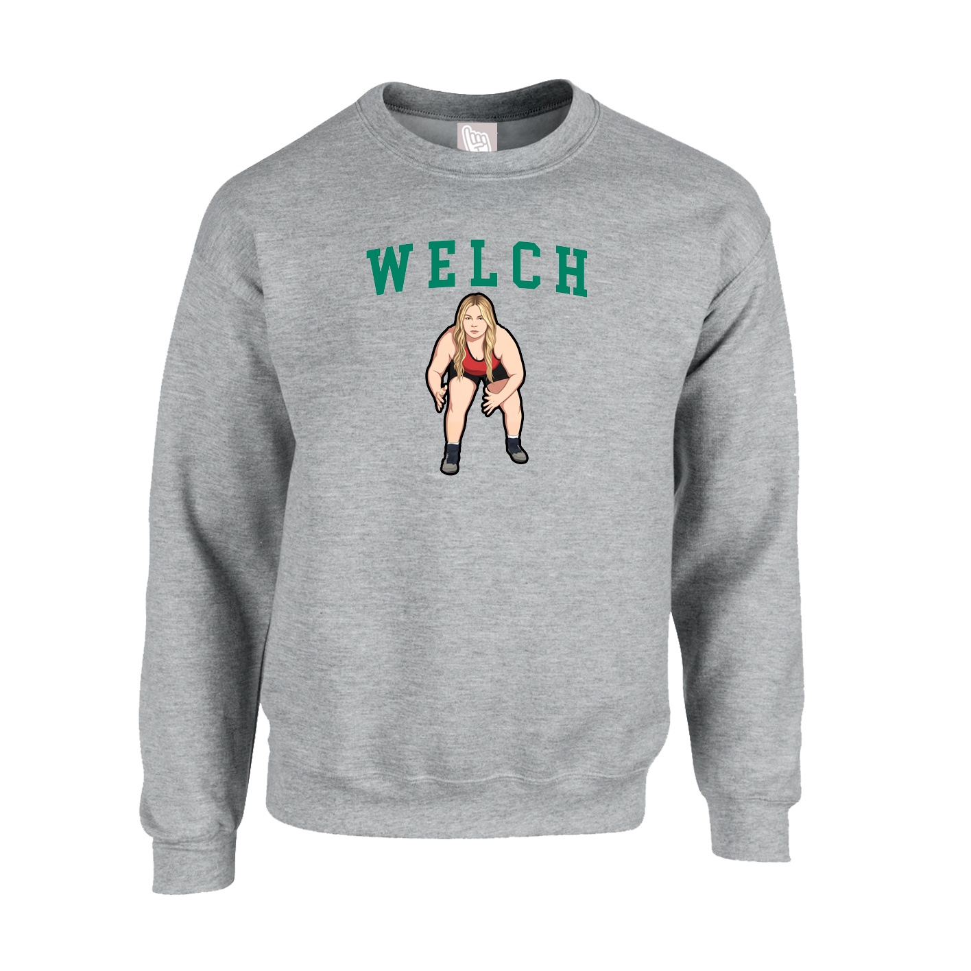 Fleece Crew — Shirsey in Grey