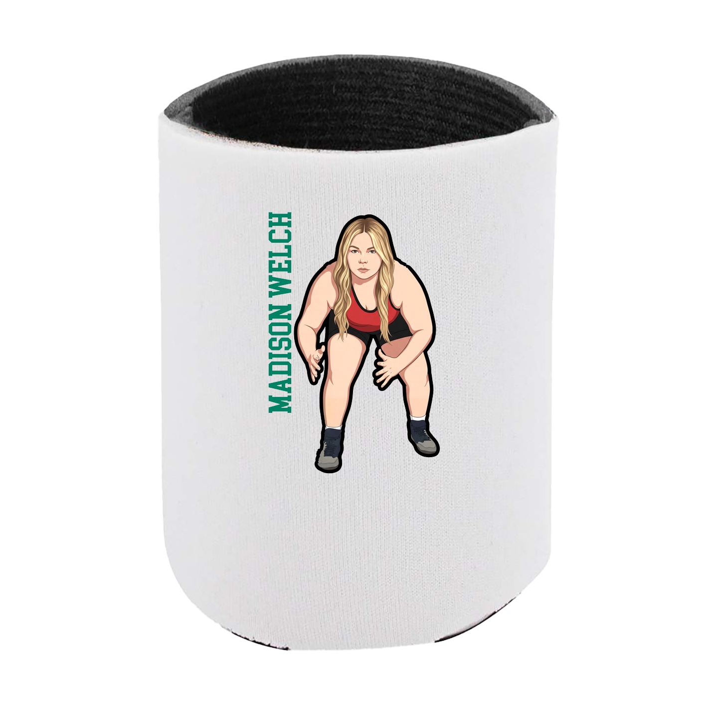 Can Holder — Name Vertical in White