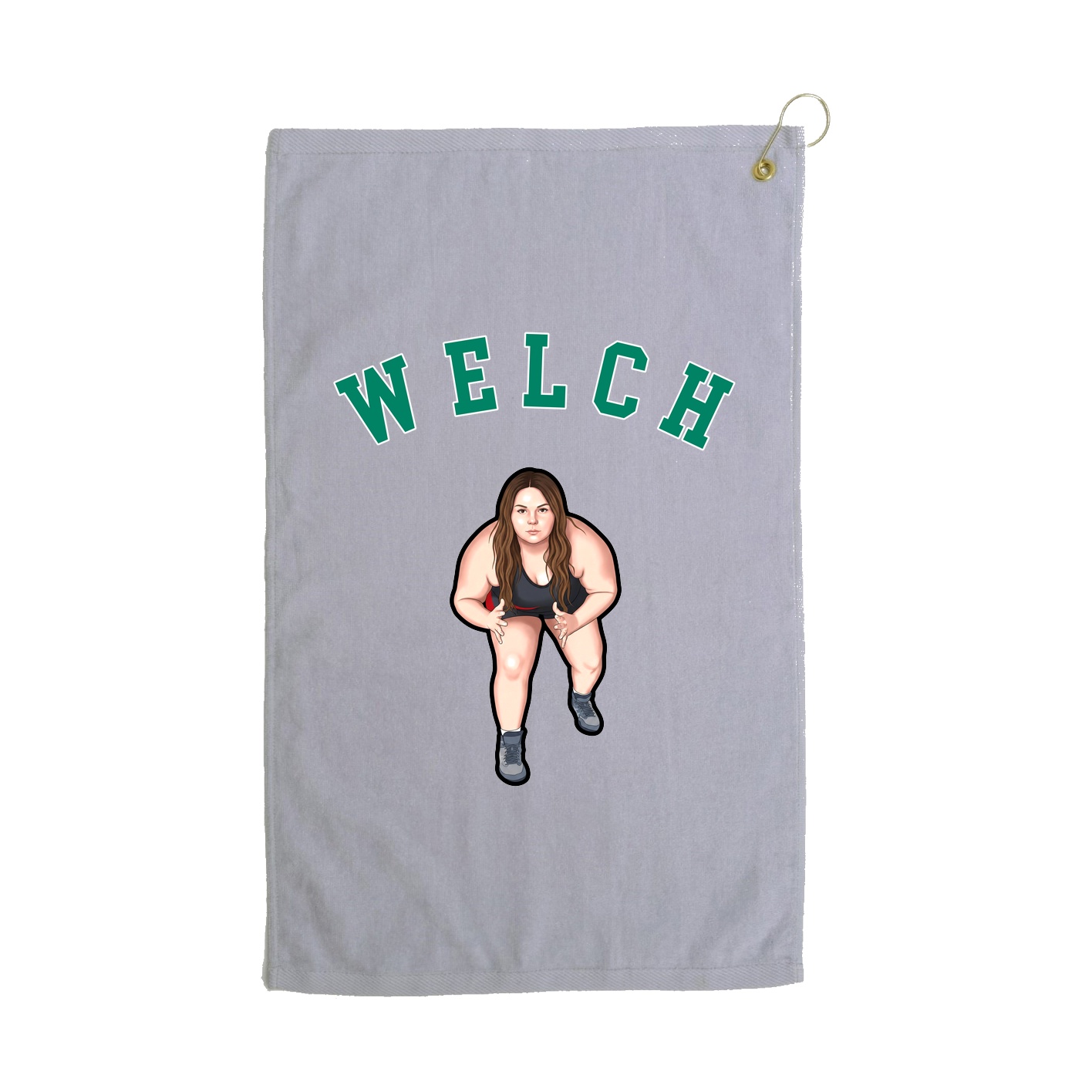 Golf Towel — Shirsey Arch in Grey