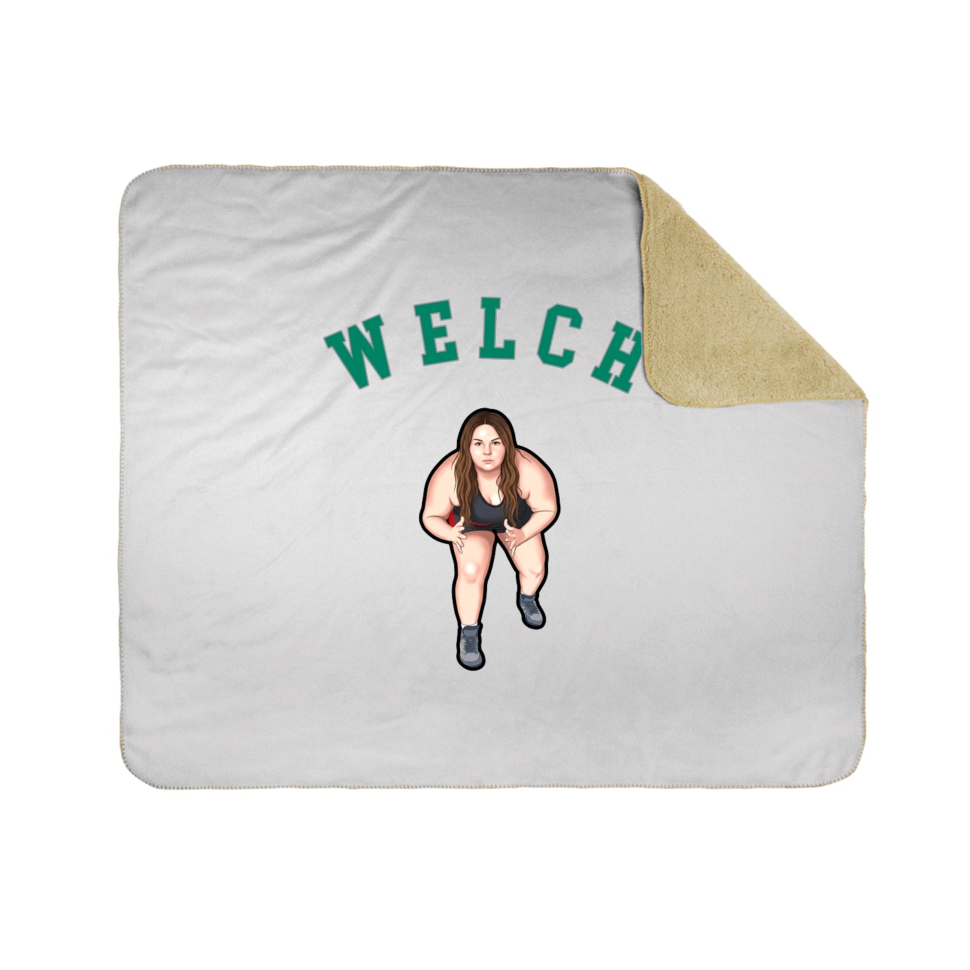 Throw Blanket — Shirsey Arch in White