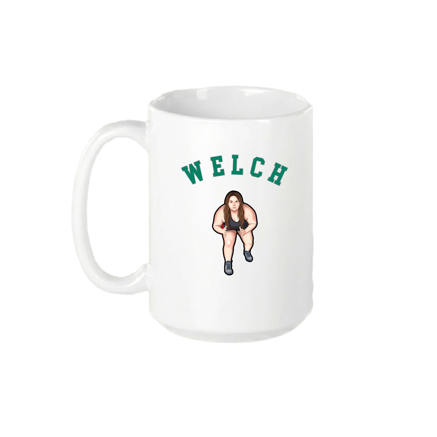 15oz Coffee Mug — Shirsey Arch in White