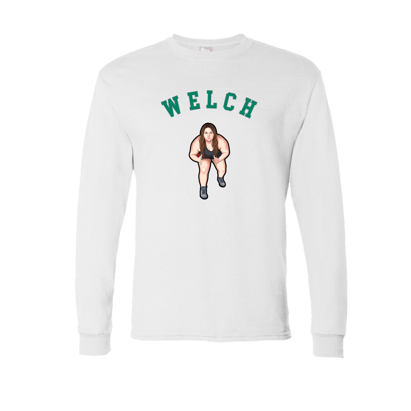 Long Sleeve Tee — Shirsey Arch in White