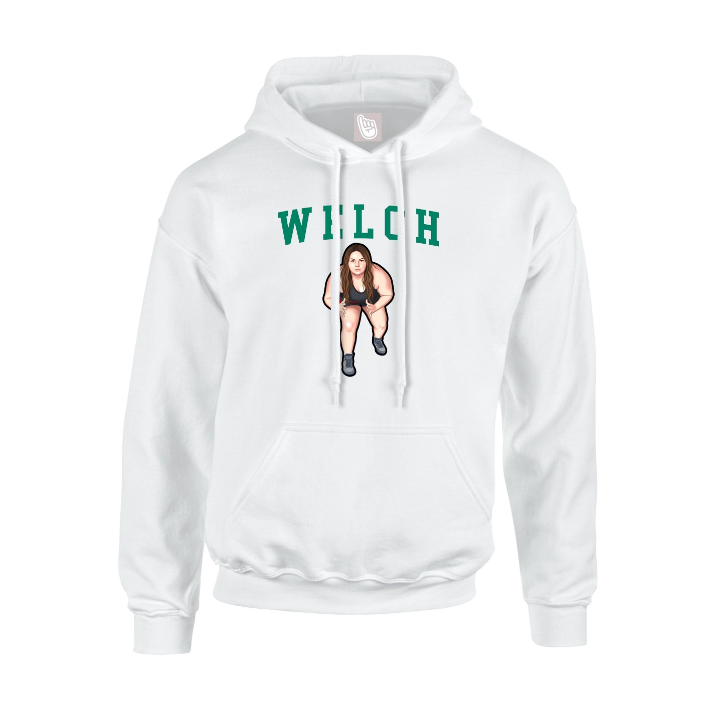 Hoodie — Shirsey in White