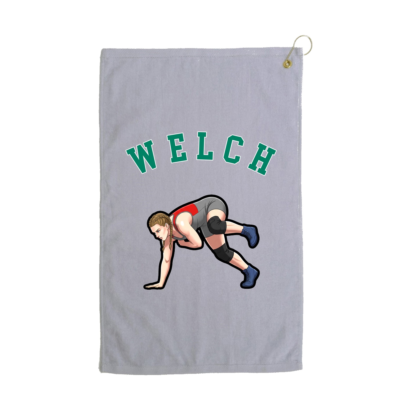 Golf Towel — Shirsey Arch in Grey