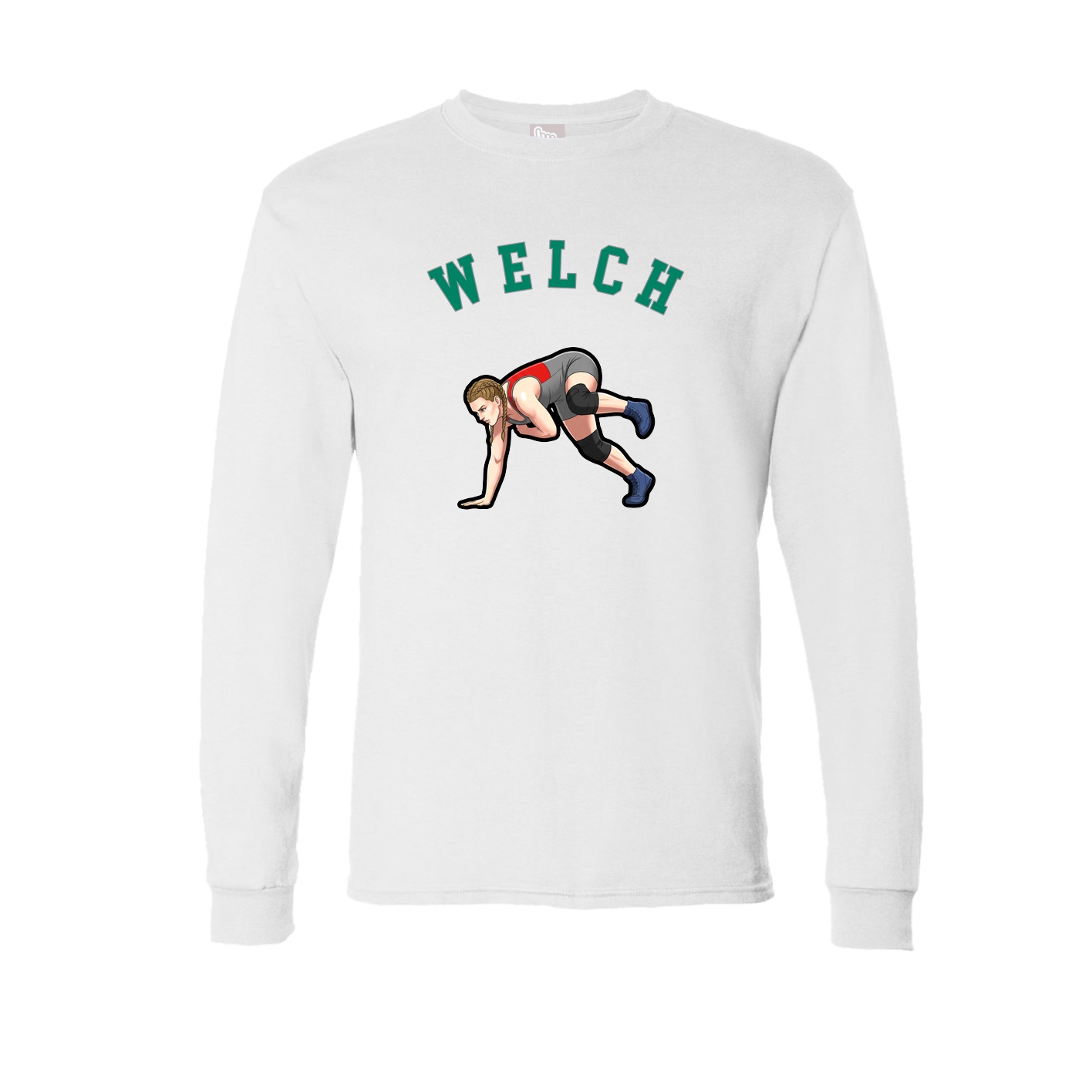 Long Sleeve Tee — Shirsey Arch in White