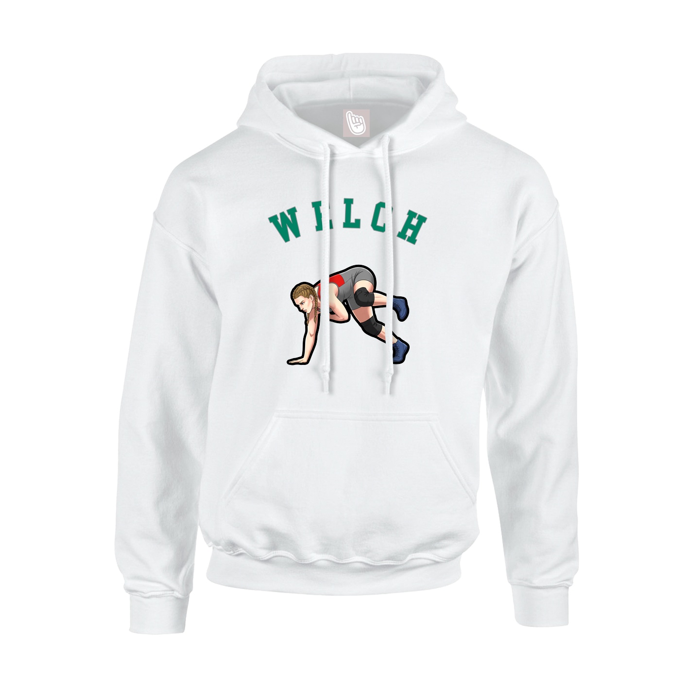 Hoodie — Shirsey Arch in White