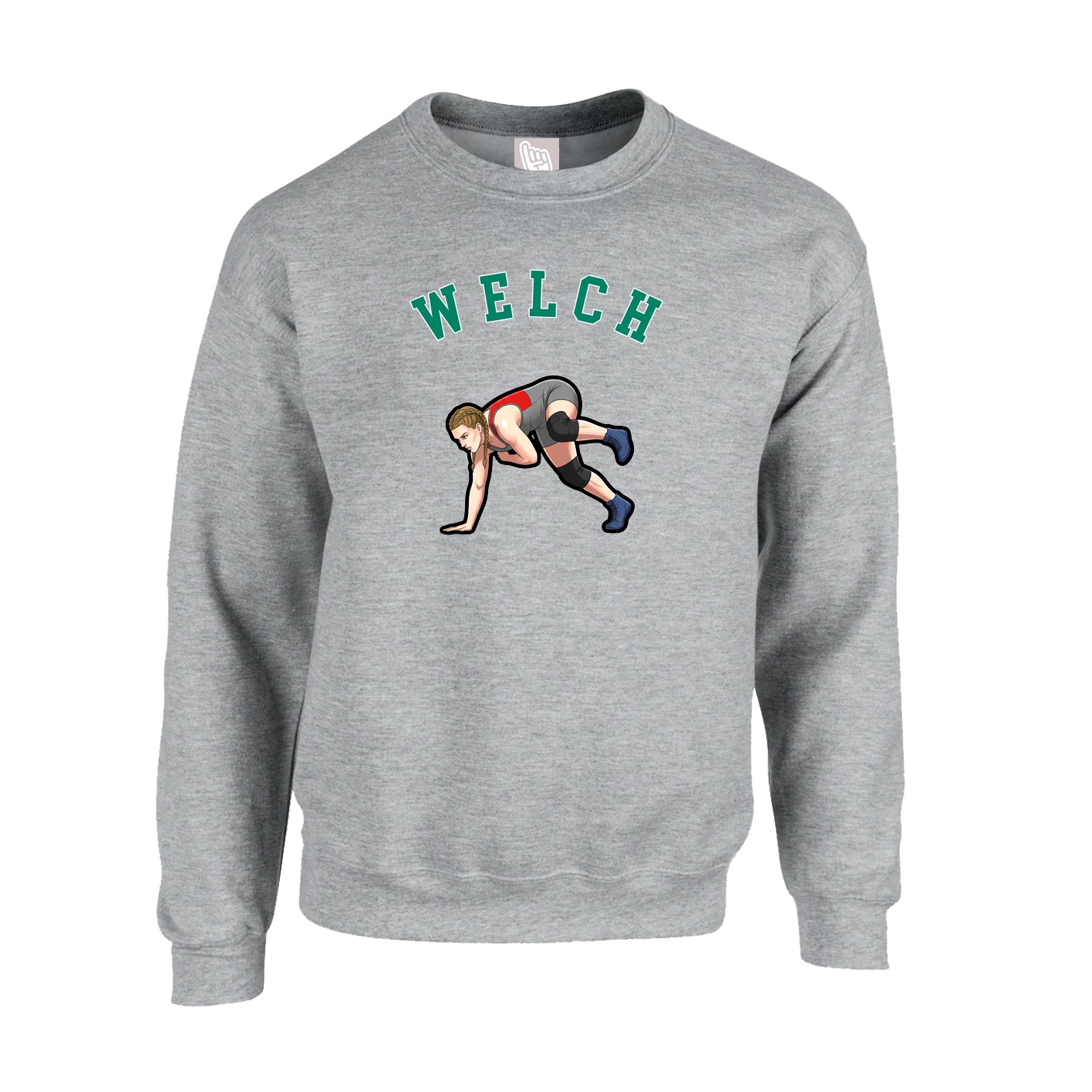 Fleece Crew — Shirsey Arch in Grey