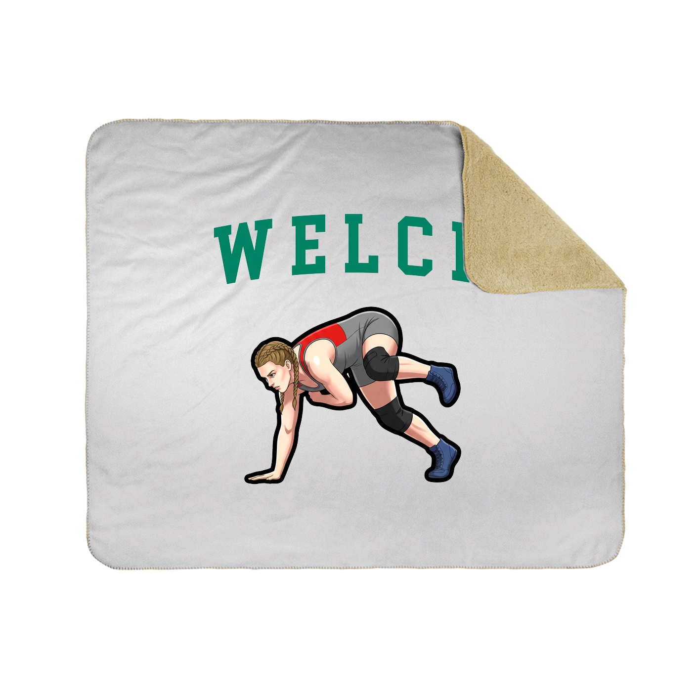 Throw Blanket — Shirsey in White