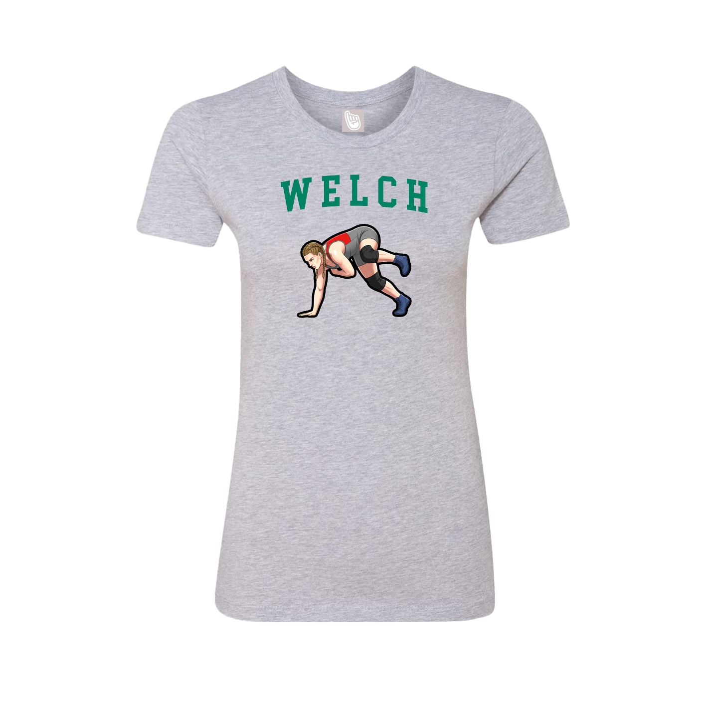 Fitted Women's Tee — Shirsey in Grey