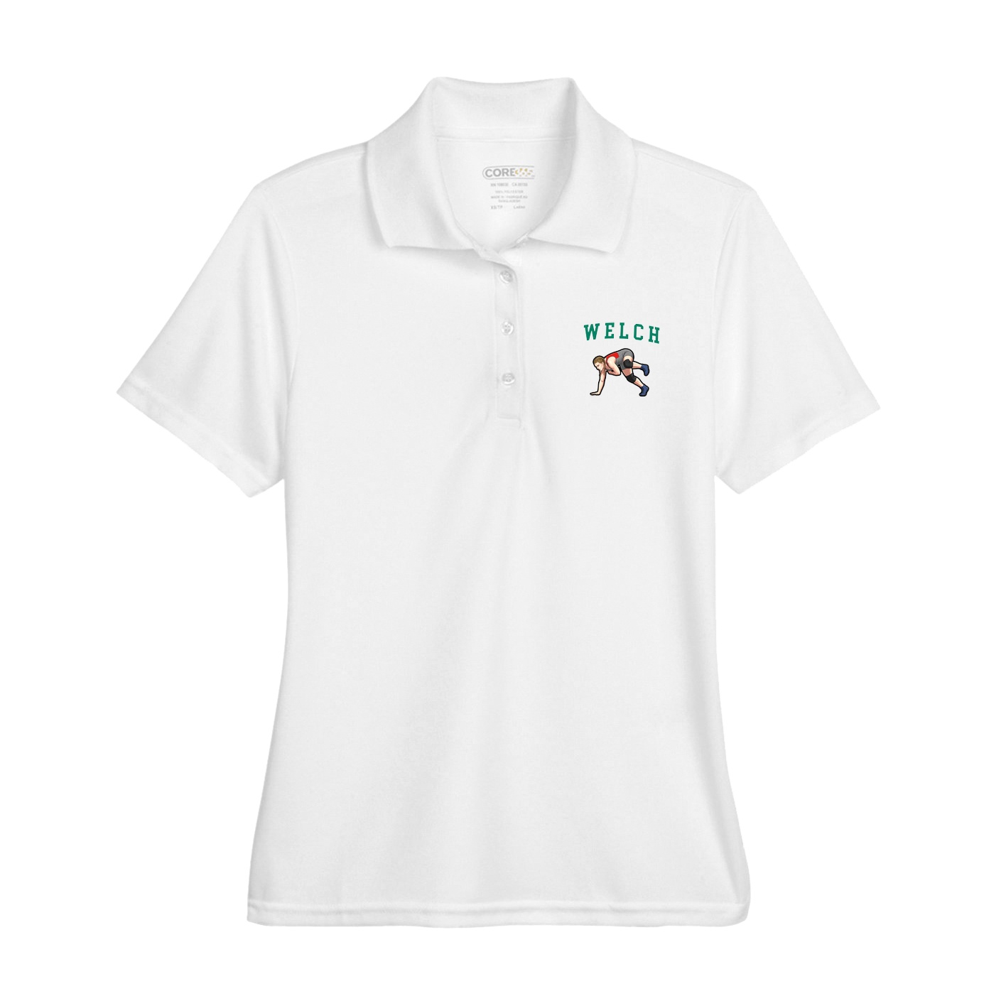 Womens Performance Polo — Shirsey in White