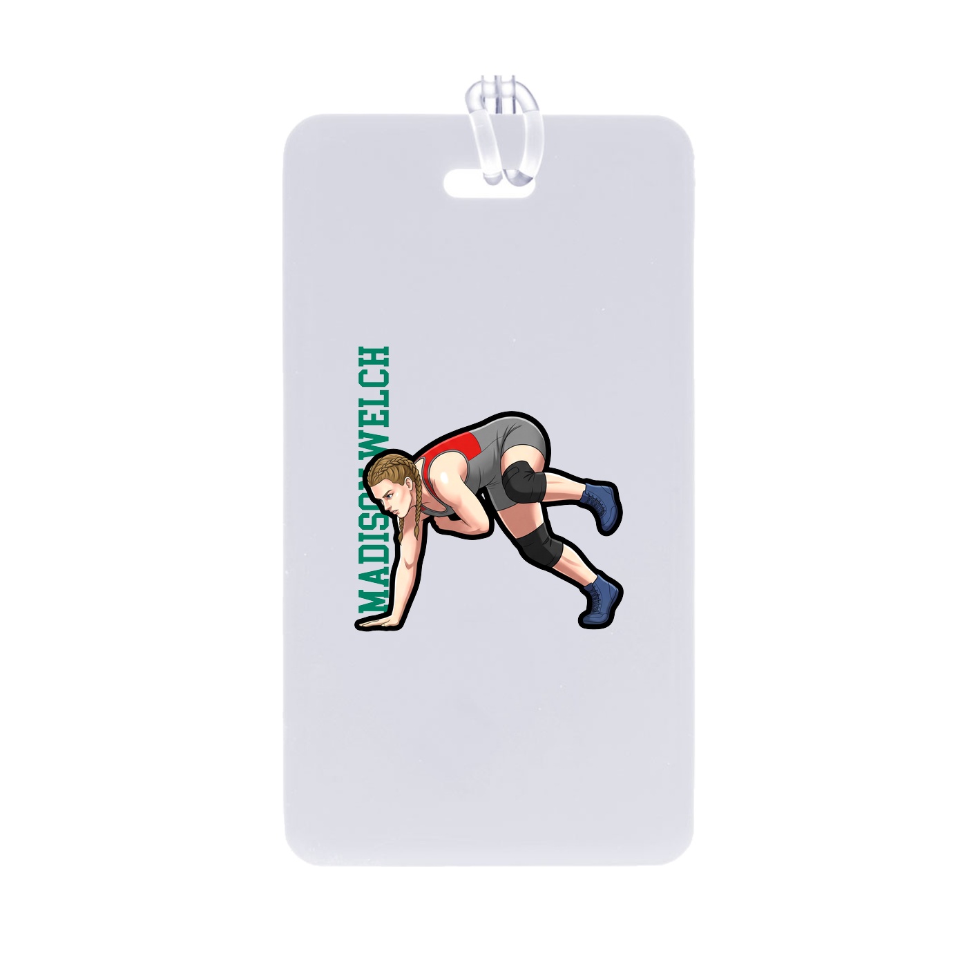 Bag Tag — Name Vertical in Classic
