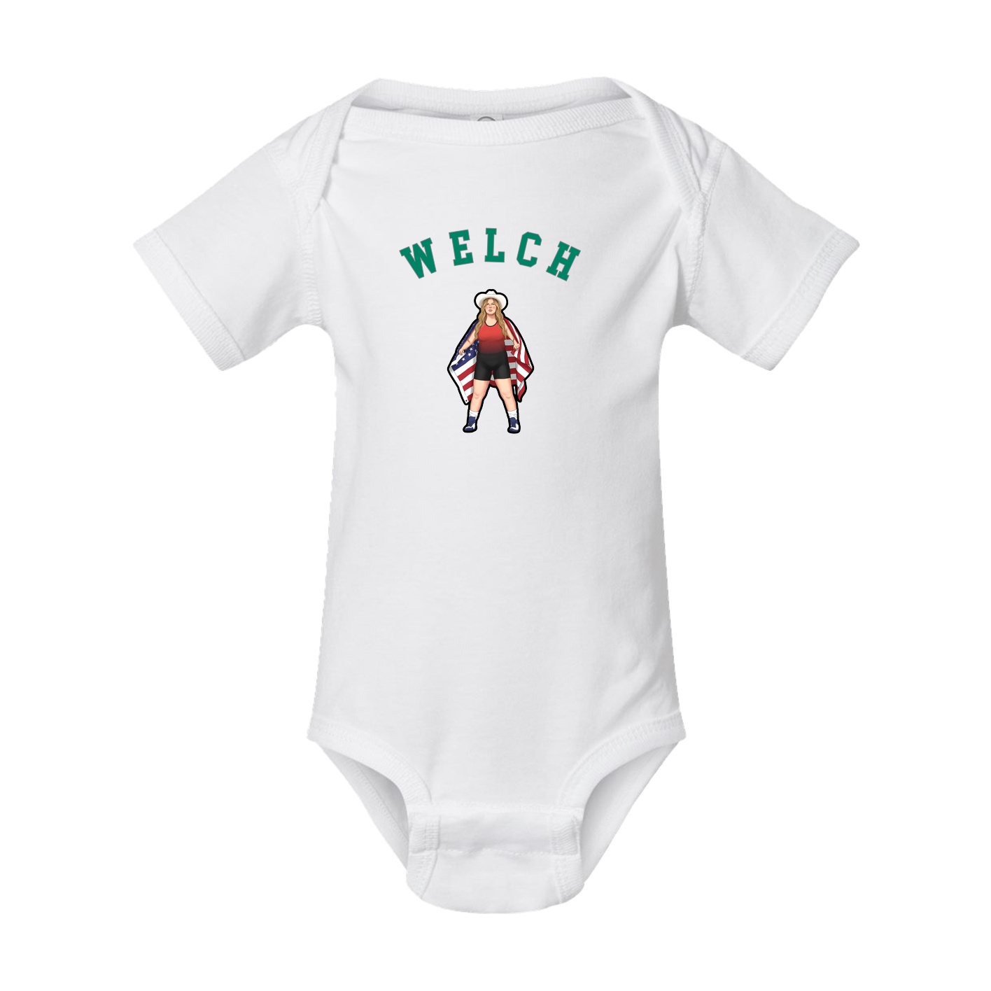 Baby Onesie — Shirsey Arch in White