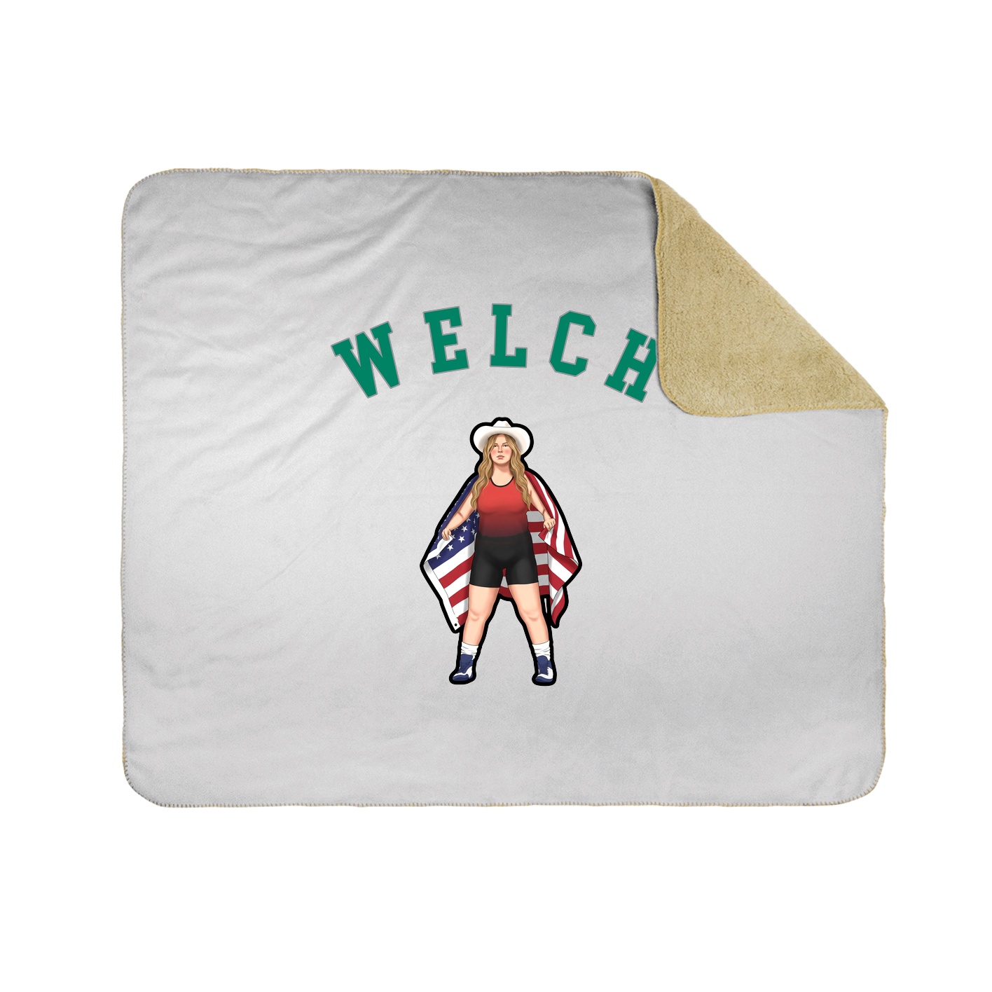 Throw Blanket — Shirsey Arch in White