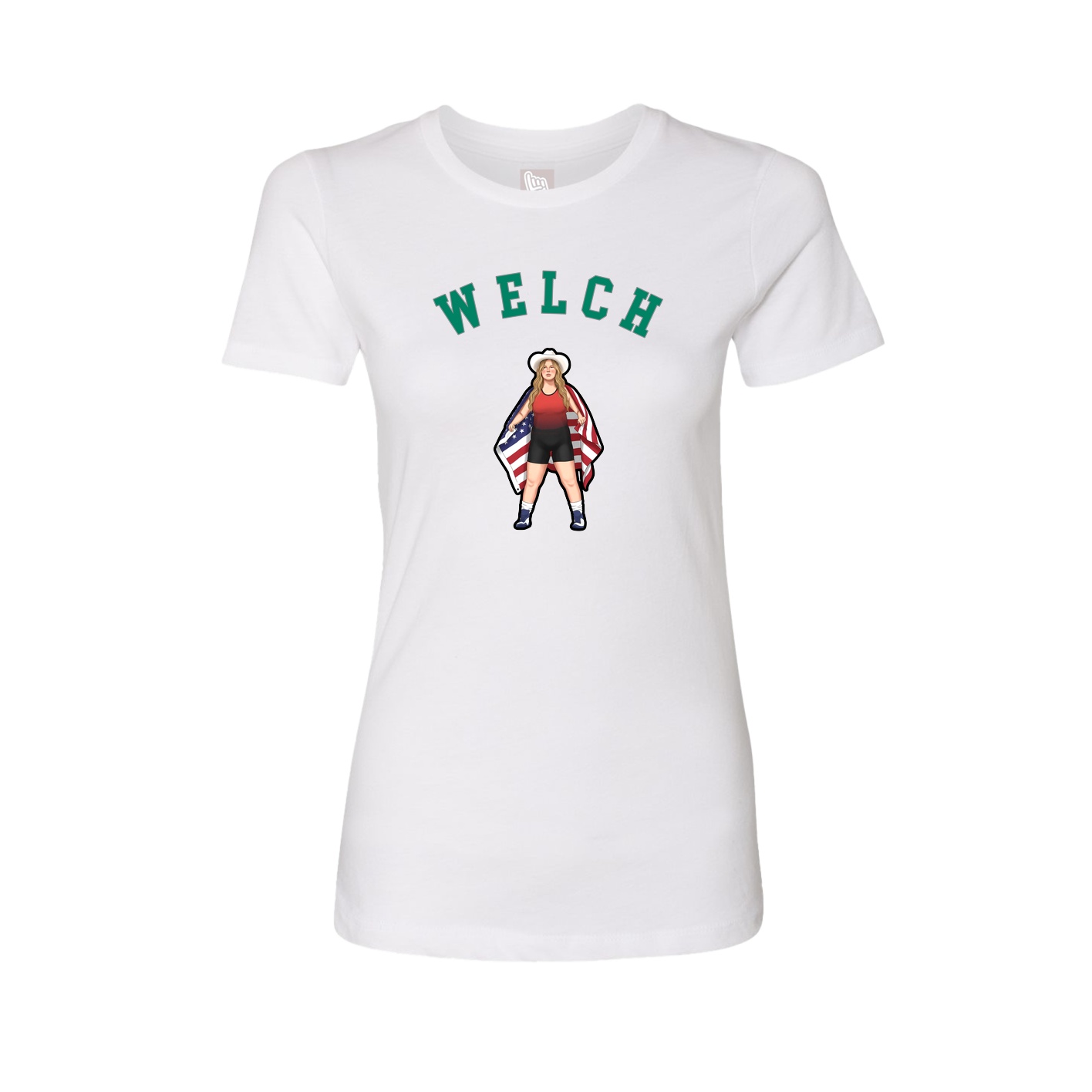 Womens Tee — Shirsey Arch in White