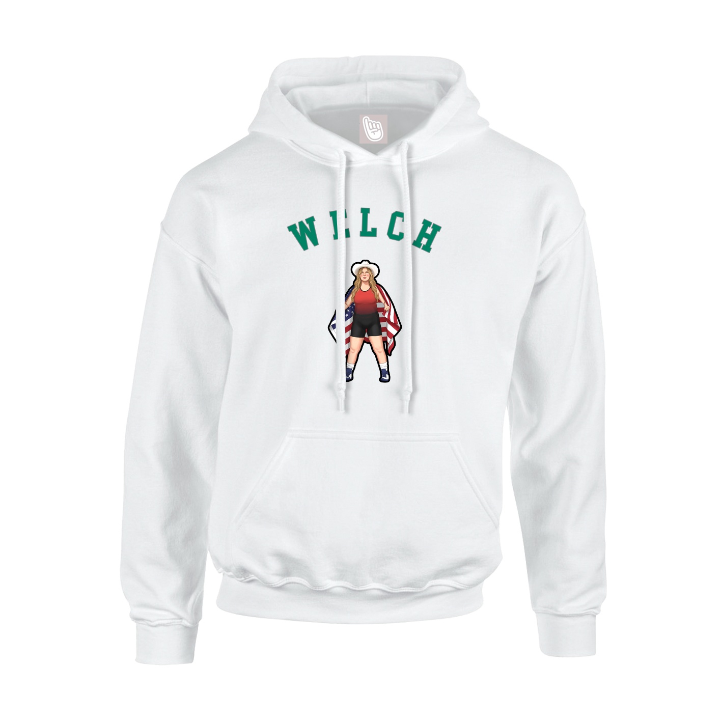 Hoodie — Shirsey Arch in White