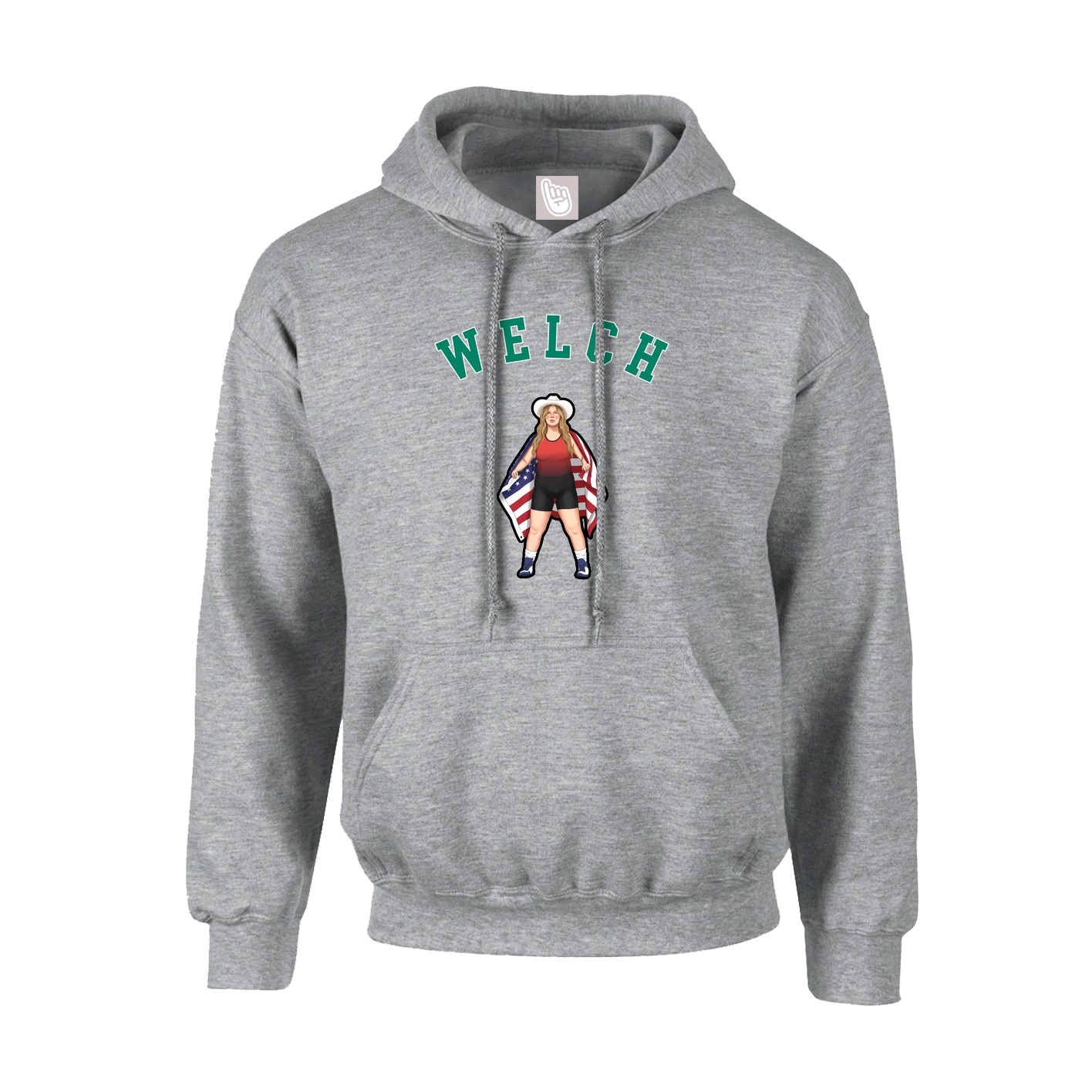 Youth Hoodie — Shirsey Arch in Grey