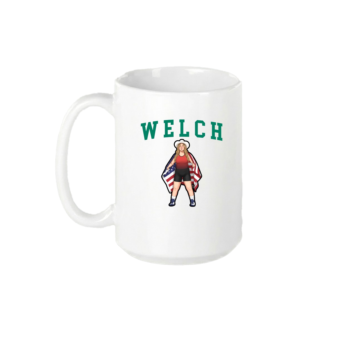 15oz Coffee Mug — Shirsey in White