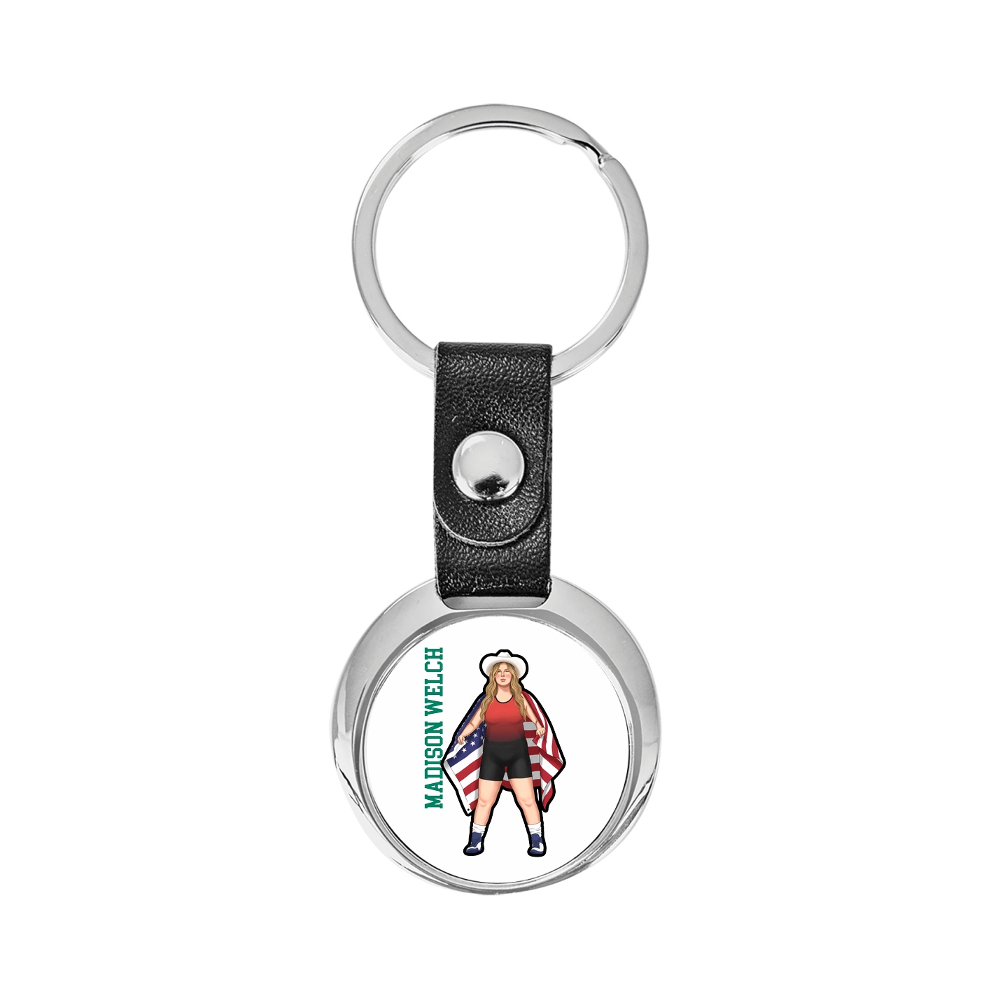 Key Chain — Name Vertical in Classic