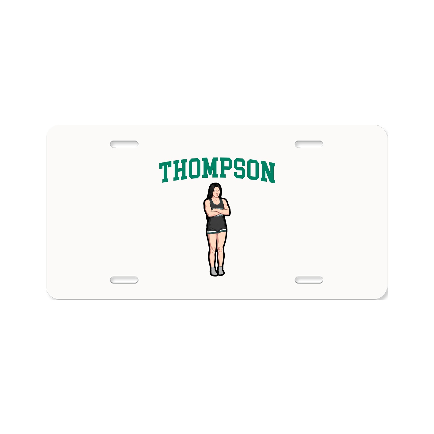 License Plate — Shirsey in Classic