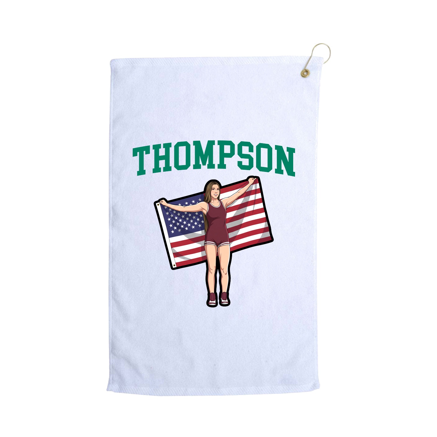 Golf Towel — Shirsey in White
