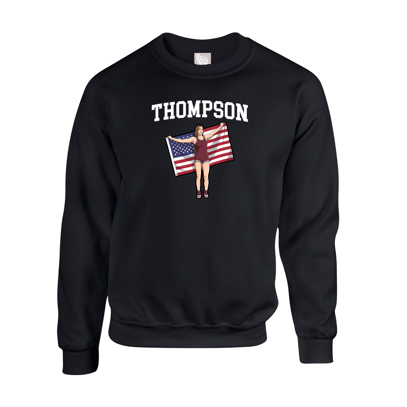 Fleece Crew — Shirsey in Black