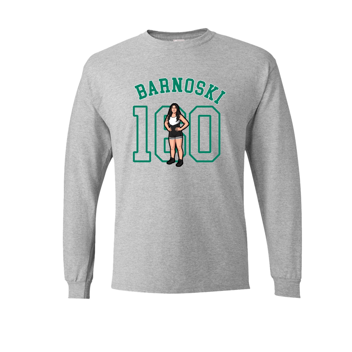 Long Sleeve Tee — Shirsey Arch in Grey