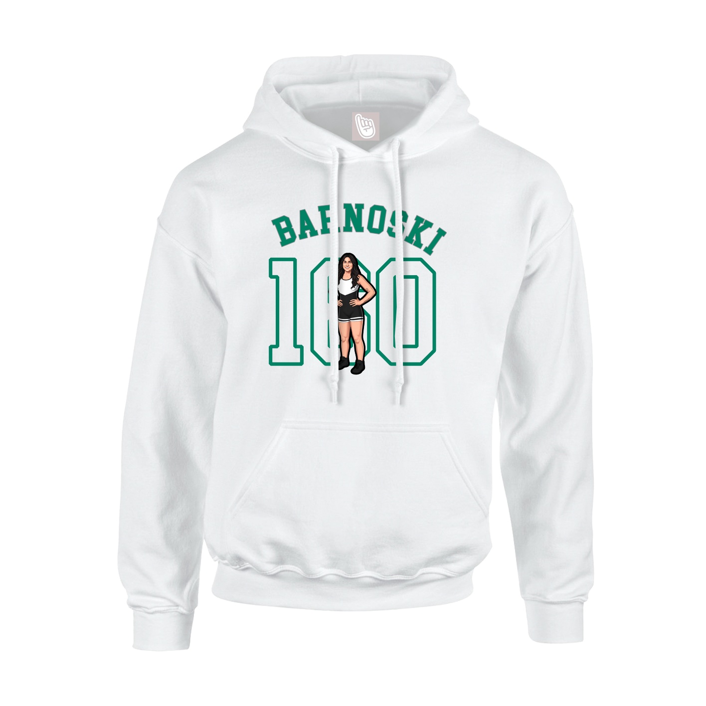 Hoodie — Shirsey Arch in White