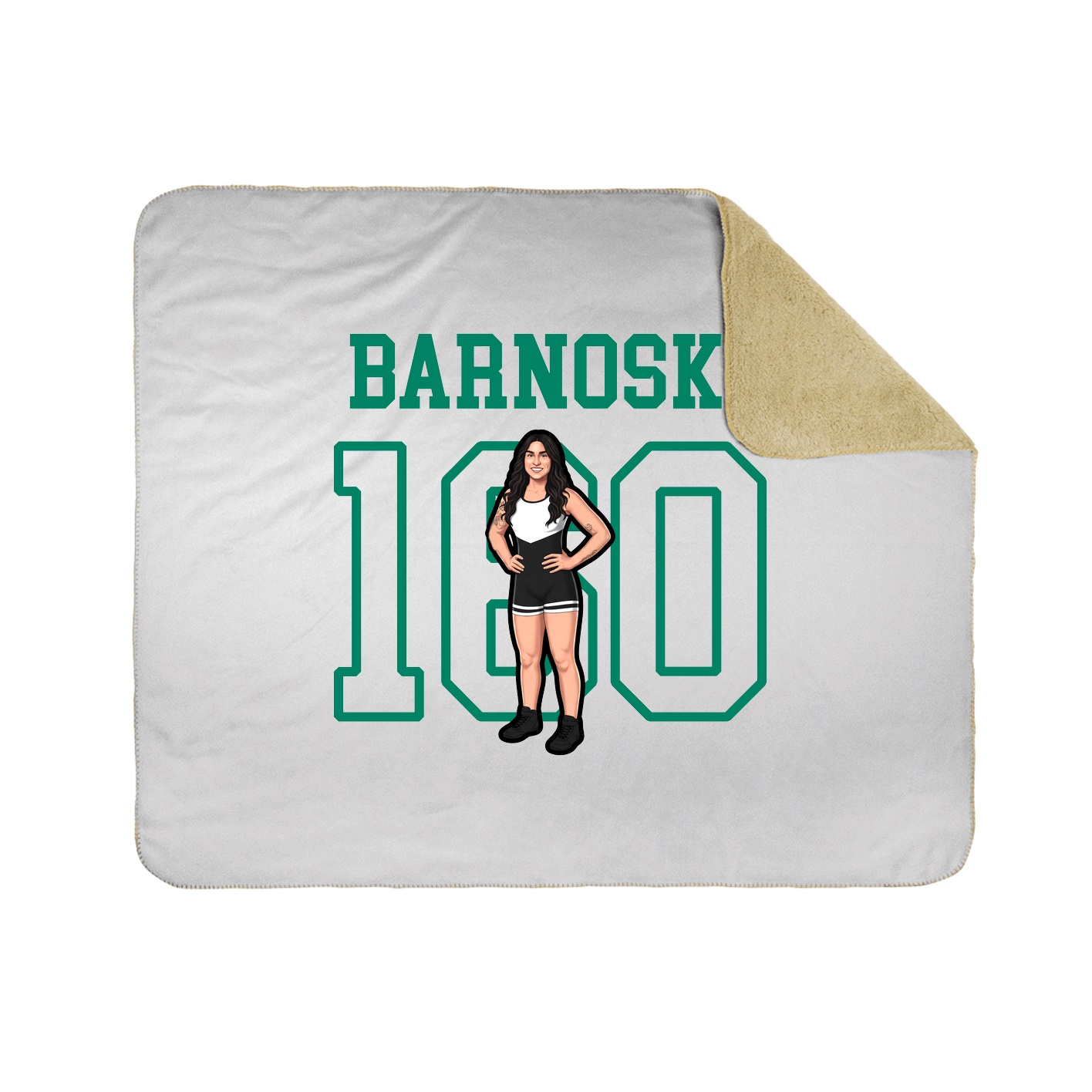 Throw Blanket — Shirsey in White