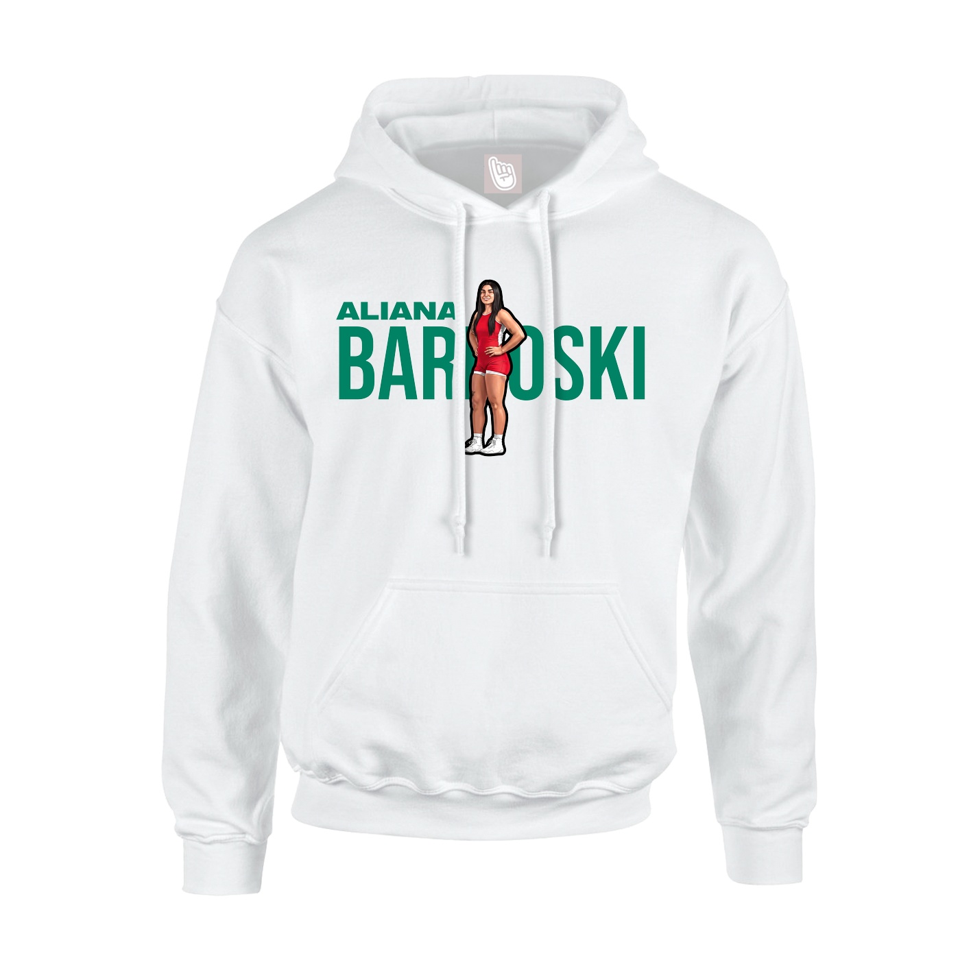 Hoodie — Player Name in White