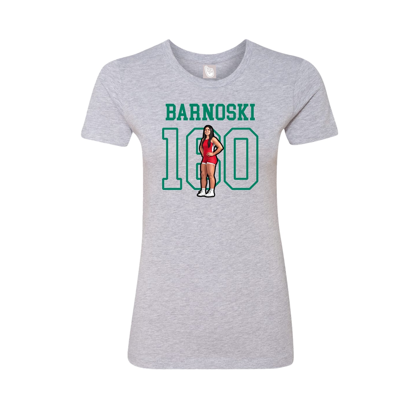 Fitted Women's Tee — Shirsey in Grey