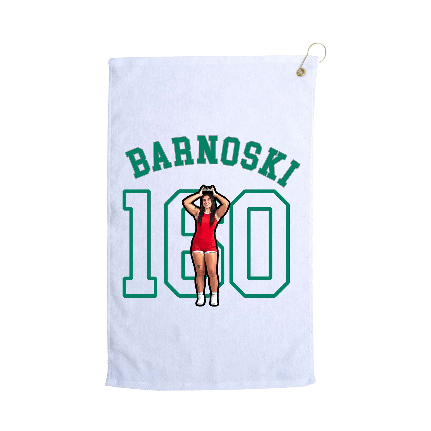 Golf Towel — Shirsey Arch in White
