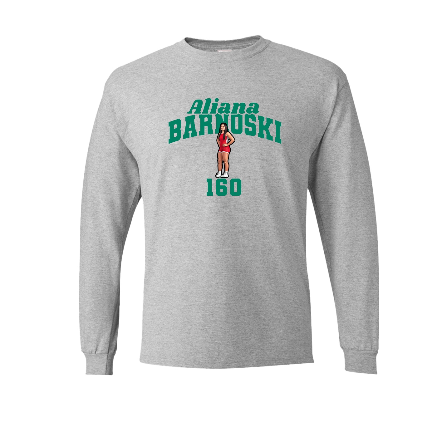 Long Sleeve Tee — Signature Arch in Grey