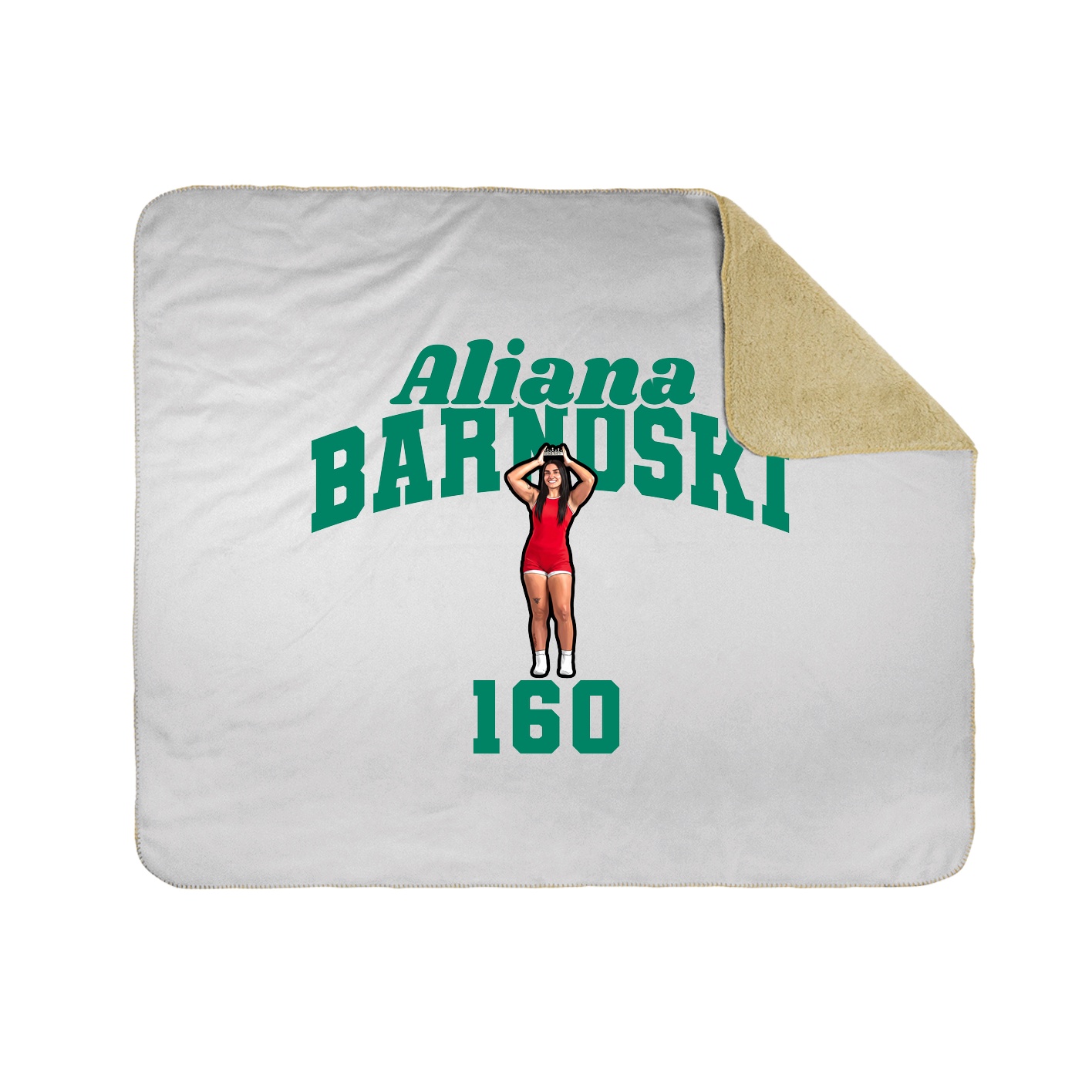 Throw Blanket — Signature Arch in White