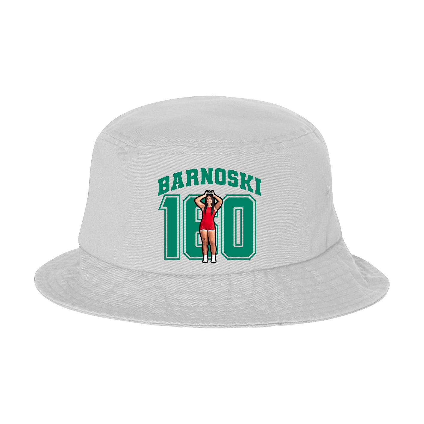 Bucket Cap — Number in White