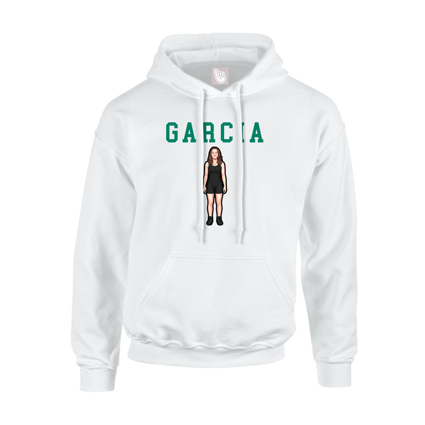 Hoodie — Shirsey in White