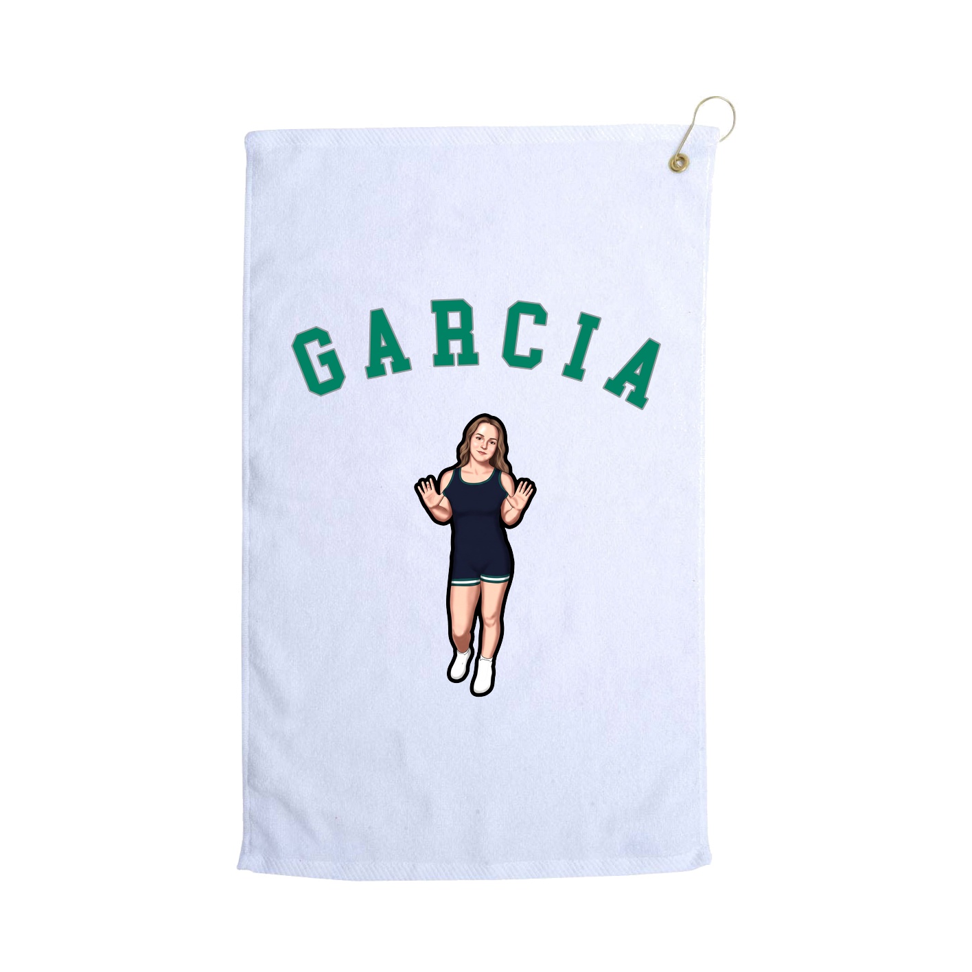 Golf Towel — Shirsey Arch in White