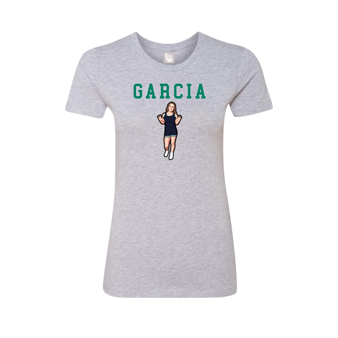 Fitted Women's Tee — Shirsey in Grey