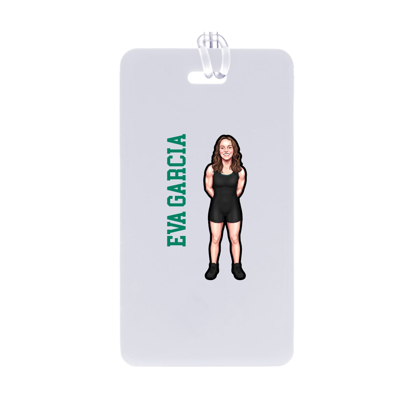 Bag Tag — Name Vertical in Classic