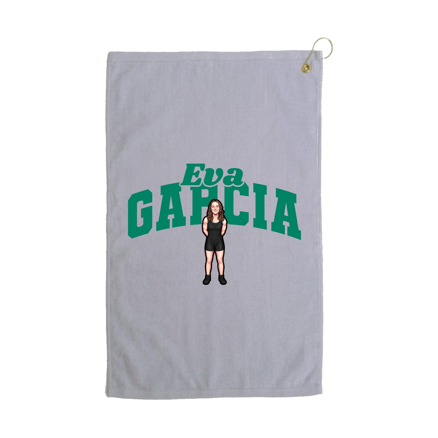 Golf Towel — Signature Arch in Grey