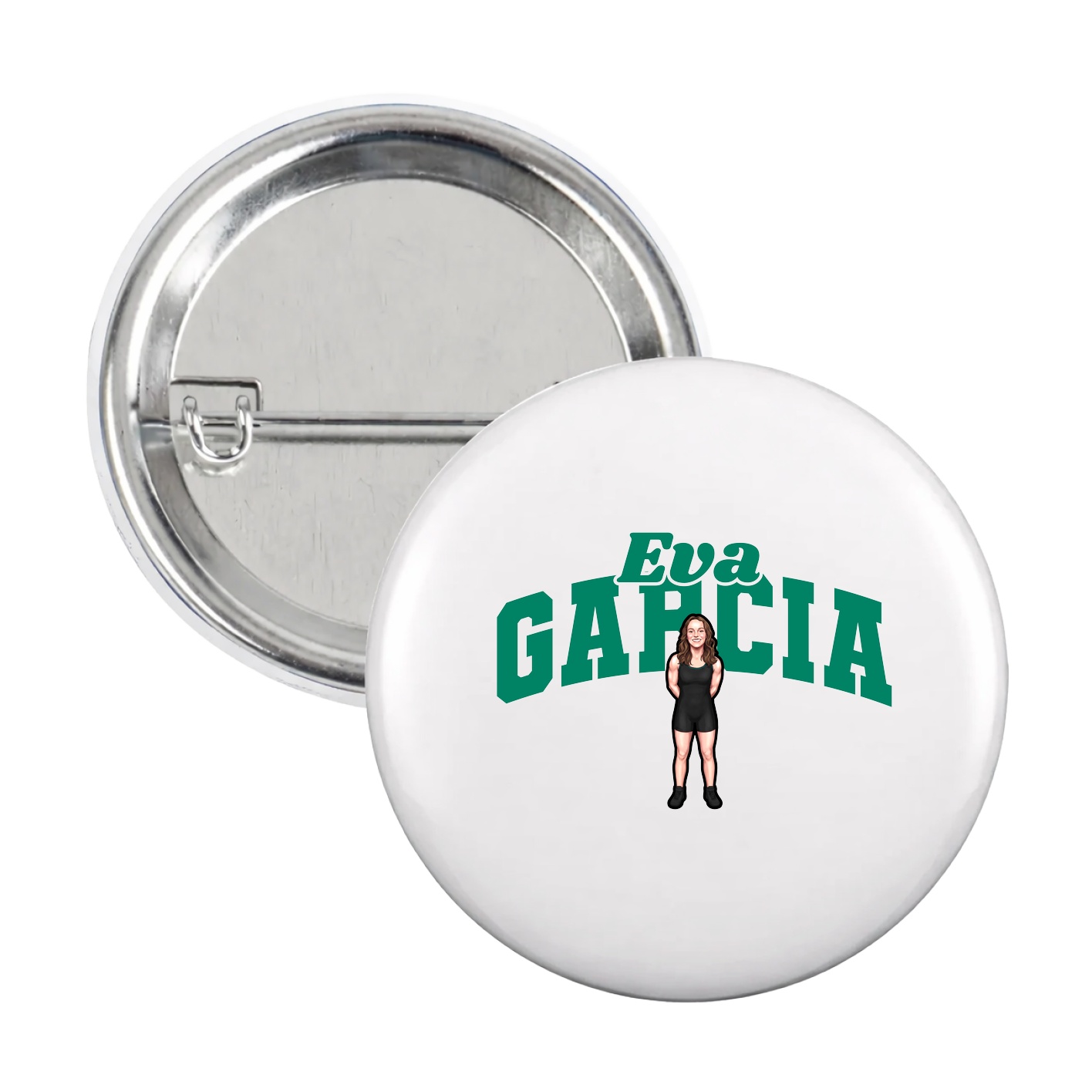 Game Day Button — Signature Arch in White